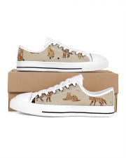 Savannah cat Men's Low Top White Shoes thumbnail