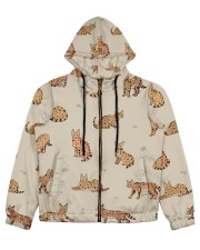 Savannah cat Women's All Over Print Full Zip Hoodie thumbnail
