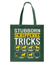 Stubborn Schipperke Tricks Tote Bag thumbnail