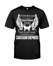 My Guardian Angel Is A Caucasian Shepherd Classic T-Shirt front