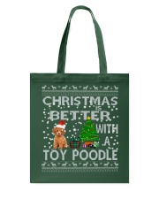 Christmas Is Better With A Toy Poodle Tote Bag thumbnail