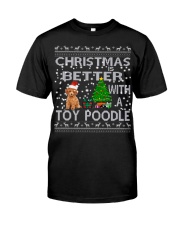 Christmas Is Better With A Toy Poodle Classic T-Shirt thumbnail