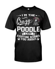 CRAZY POODLE LADY Classic T-Shirt thumbnail