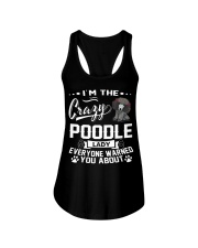 CRAZY POODLE LADY Ladies Flowy Tank thumbnail