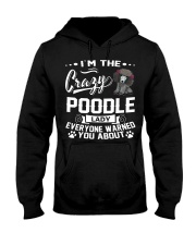 CRAZY POODLE LADY Hooded Sweatshirt thumbnail