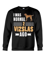 I Was Normal 2 Vizslas Ago Crewneck Sweatshirt thumbnail