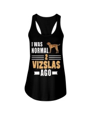 I Was Normal 2 Vizslas Ago Ladies Flowy Tank thumbnail