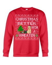 Christmas Is Better With A Wheaten Crewneck Sweatshirt front