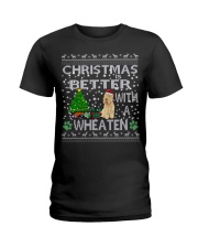Christmas Is Better With A Wheaten Ladies T-Shirt thumbnail