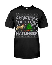 Christmas Is Better With A Haflinger Horse Classic T-Shirt thumbnail
