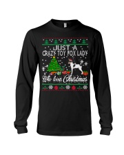 Just A Girl Loves Christmas And Toy Fox Terrier Long Sleeve Tee thumbnail