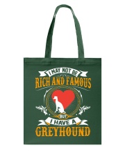 Rich And Famous WIth Greyhound Tote Bag thumbnail
