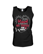 My Heart Paved With Rat Terrier Paw Prints Unisex Tank thumbnail