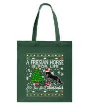Friesian Horse Just For Christmas Tote Bag thumbnail