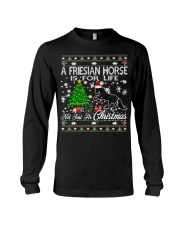 Friesian Horse Just For Christmas Long Sleeve Tee tile