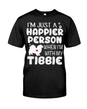 Happier Person Tibetan Spaniel Classic T-Shirt thumbnail
