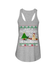 Crazy Wheaten Lady Who Loves Christmas Ladies Flowy Tank thumbnail