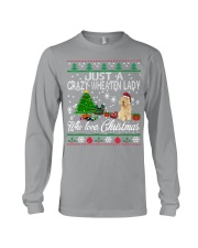 Crazy Wheaten Lady Who Loves Christmas Long Sleeve Tee thumbnail