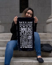 WELSH CWTCH BORE DA Hand Towel aos-towelhands-front-lifestyle-3