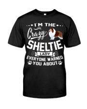 Crazy Sheltie Lady Classic T-Shirt thumbnail