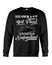 God Sent Best Friend Is My Newfoundland Newfie Crewneck Sweatshirt thumbnail
