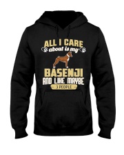 All I Care About Is My Basenji Hooded Sweatshirt thumbnail