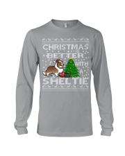 Christmas Is Better With A Sheltie Long Sleeve Tee thumbnail