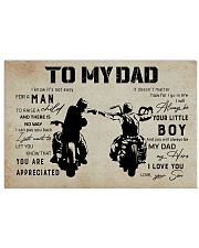 Poster To My Dad 17x11 Poster front