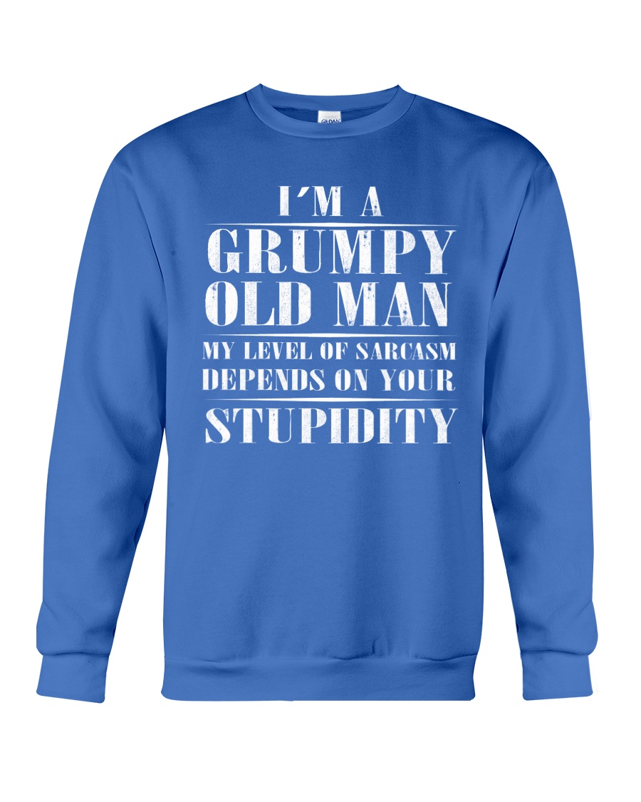 Grumpy Old Man Crewneck Sweatshirt