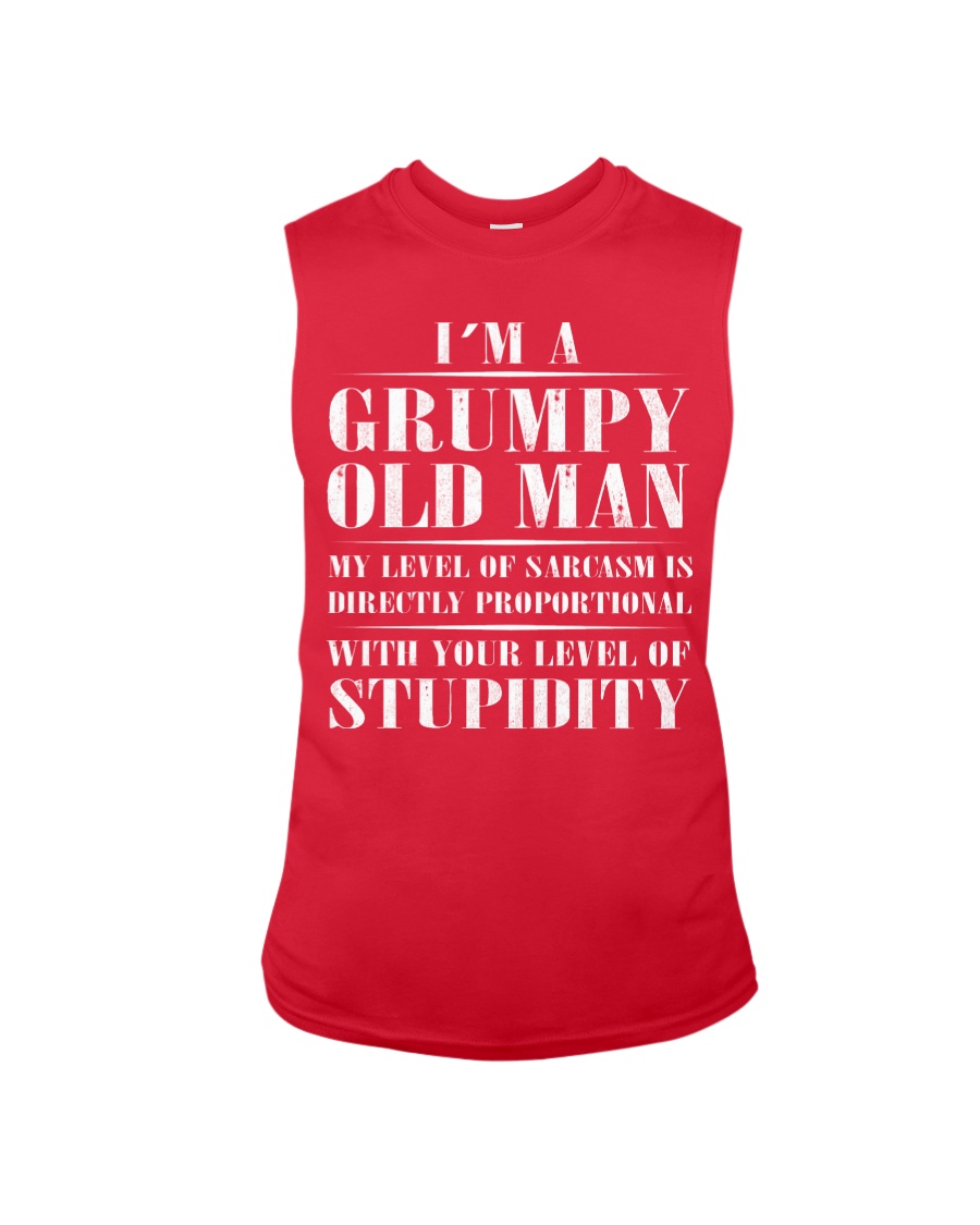 GRUMPY OLD MAN Sleeveless Tee