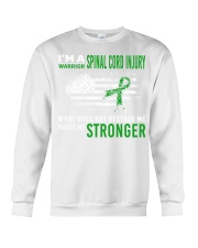 Spinal Cord Injury Warrior Destroy Makes Stronger Crewneck Sweatshirt thumbnail