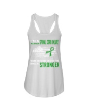 Spinal Cord Injury Warrior Destroy Makes Stronger Ladies Flowy Tank thumbnail