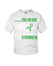 Spinal Cord Injury Warrior Destroy Makes Stronger Youth T-Shirt thumbnail