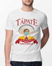 Tapate la pinche boca cabronavirus shirt Classic T-Shirt lifestyle-mens-crewneck-front-13