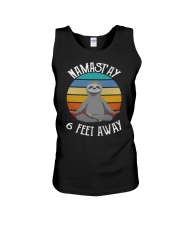Namast'ay 6 Feet Away Sloth shirt Unisex Tank thumbnail