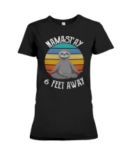 Namast'ay 6 Feet Away Sloth shirt Premium Fit Ladies Tee thumbnail