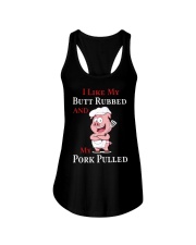 I Like My Butt Rubbed and My Pork Pulled Ladies Flowy Tank thumbnail