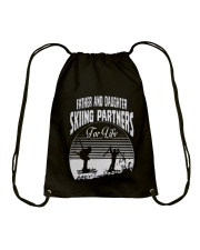 Father and Daughter - Skiing Partners For Life Drawstring Bag thumbnail