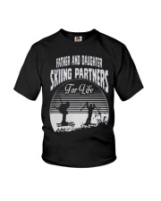 Father and Daughter - Skiing Partners For Life Youth T-Shirt thumbnail