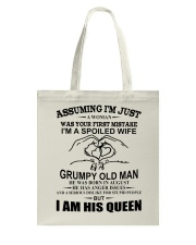 August Old Man Tote Bag tile