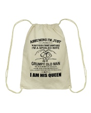 August Old Man Drawstring Bag tile