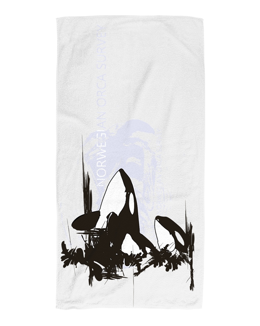 Support Norwegian Orca Survey Beach Towel