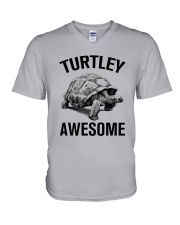 TURTLEY AWESOME V-Neck T-Shirt thumbnail