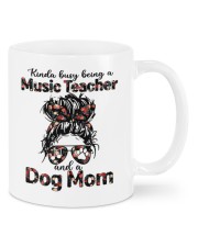 Kinda busy being a music teacher and a dog mom Mugs tile