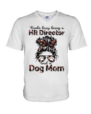 HR DIRECTOR V-Neck T-Shirt tile