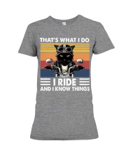 moto cat Premium Fit Ladies Tee tile