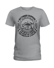 OCTOBER WOMAN Ladies T-Shirt thumbnail