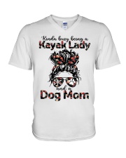 KAYAK LADY V-Neck T-Shirt tile