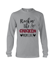 ROCKIN' THE CHICKEN MOM LIFE Long Sleeve Tee thumbnail