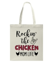 ROCKIN' THE CHICKEN MOM LIFE Tote Bag thumbnail
